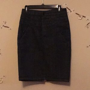 Refuge denim jean skirt